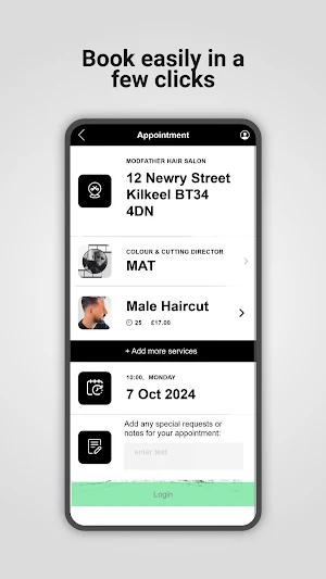 Modfather Hair Salon Screenshot 2