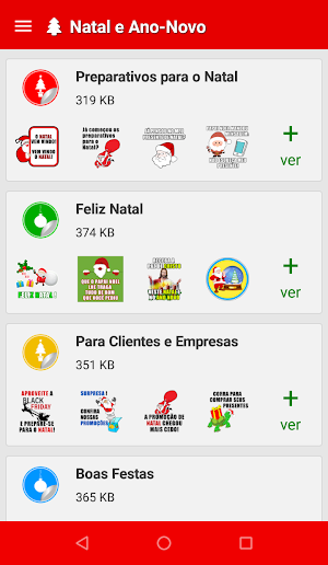 Figurinhas de Natal e Ano Novo - WAStickerApps Screenshot 0