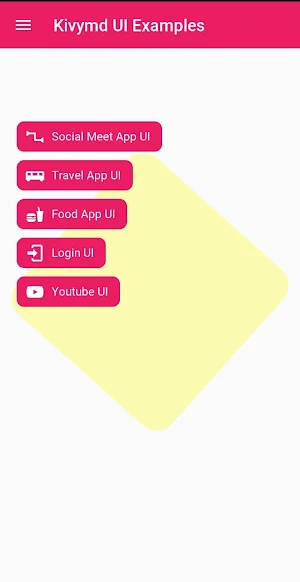 Kivymd UI Examples Screenshot 0