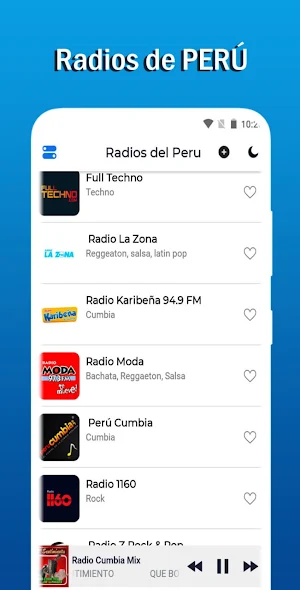 Radios del Peru en Vivo Screenshot 2