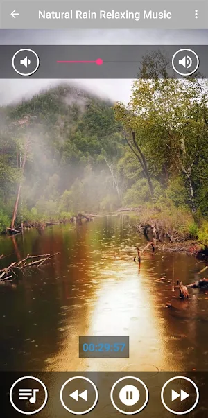 Natural Rain Relaxing Music Screenshot 0