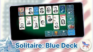 Solitaire: Blue Deck History Screenshot 0