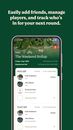 Tee Sheet – Golf Tee Time Screenshot 1