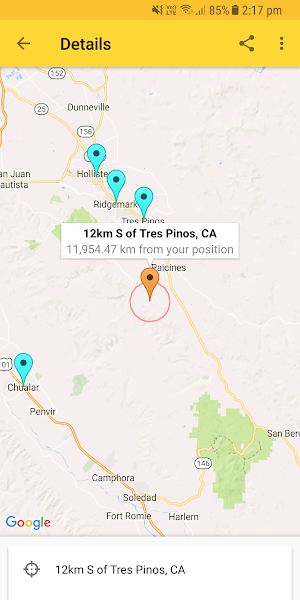 EarthQuake - Map & Alerts Screenshot 3