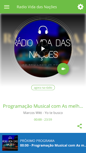 Radio Vida das Nações Screenshot 0