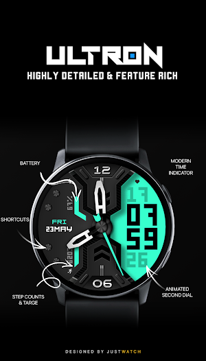 Ultron Watch Face Screenshot 3