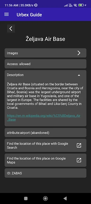 Urbex Guide (Basic Version) Screenshot 3