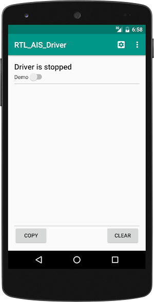 RTL SDR AIS Driver Screenshot 1
