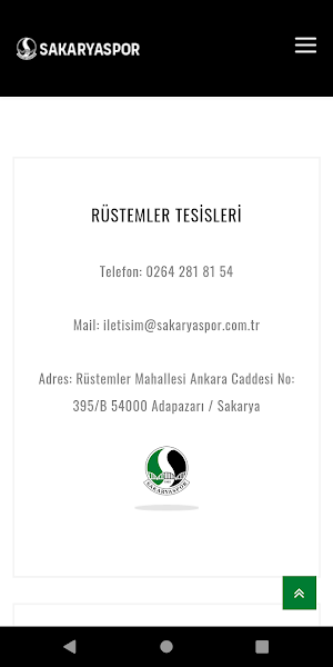 Sakaryaspor Mobil Screenshot 3