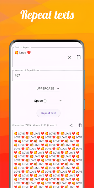 Text Repeater Pro Tool 2025 Screenshot 0