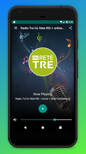 Rete Tre Radio RSI App Schweiz Screenshot 0