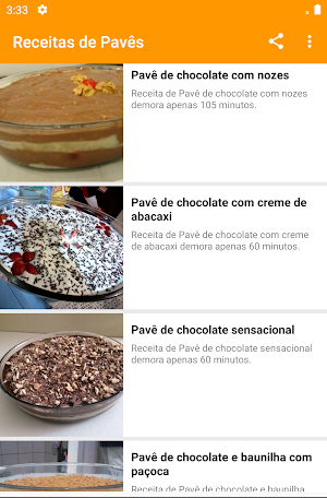 Receitas de Pavês Screenshot 3