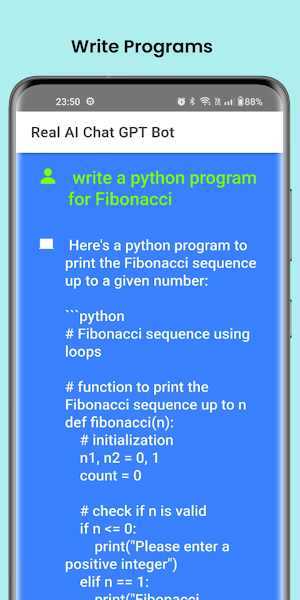 Real AI Chat Bot Screenshot 1