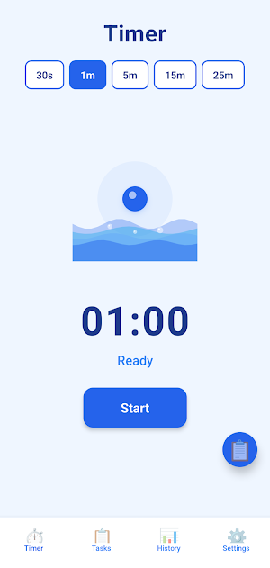 FlowAces: Timer & Task Tracker Screenshot 1