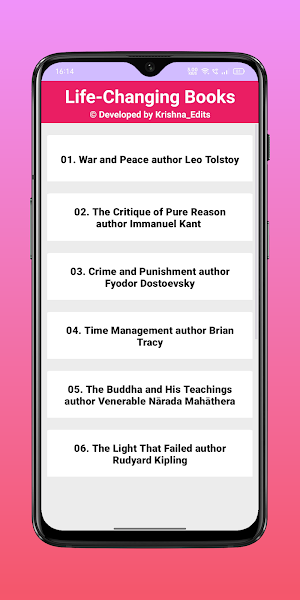Life-Changing Books PDF Screenshot 0
