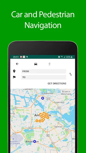 Amsterdam Offline Map and Travel Guide Screenshot 1