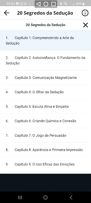 20 Segredos da Sedução Screenshot 2