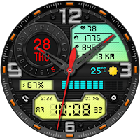 Cyber Hybrid Watch Face