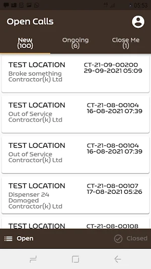 Sahara Contractor App Screenshot 1