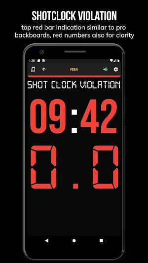 BT Shotclock - Basketball Screenshot 1