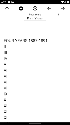 Book, Four Years Screenshot 0