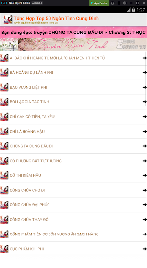 Tổng Hợp Top 50 Ngôn Tình Cung Đình Screenshot 2