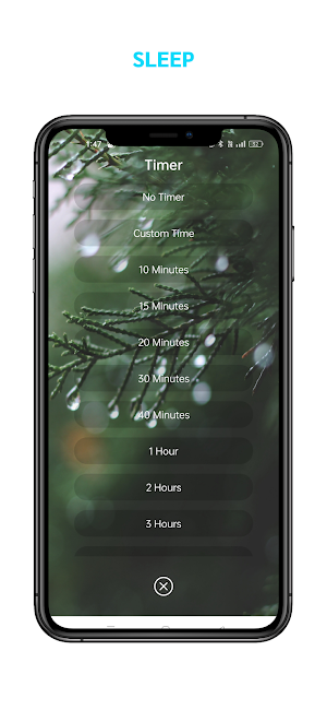 Rain Sounds Sleep Relax Screenshot 2