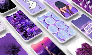 Purple Wallpaper Screenshot 0