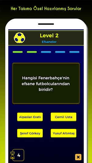 4 Büyük Futbol Bilgi Yarışması Screenshot 2