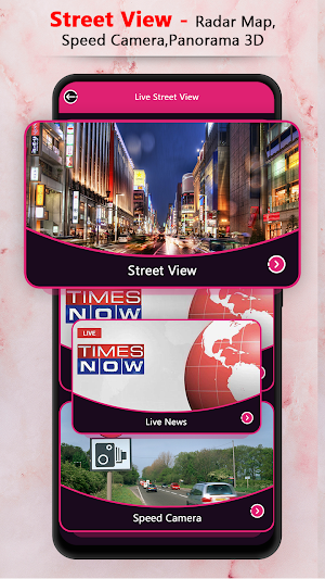Street View - Radar Map, Speed Camera, Panorama 3D Screenshot 0