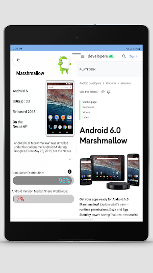 An Android Dev's Version Guide Screenshot 1