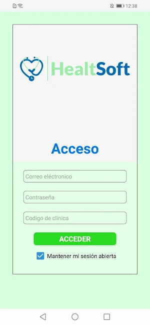 HealtSoft Clinicas Screenshot 1