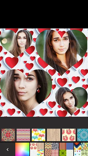 Selfie makeup collage beauty c Screenshot 2