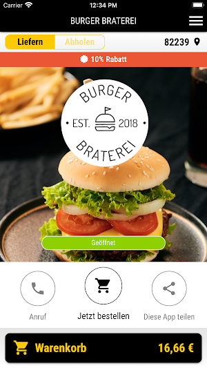 BURGER BRATEREI Screenshot 0