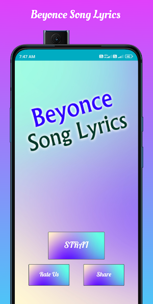 Beyonce Song Lyrics Screenshot 1