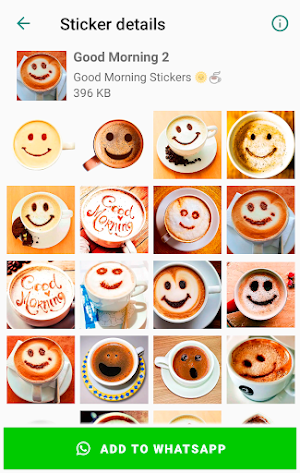 Good Morning and Good Night Stickers for WhatsApp Screenshot 1