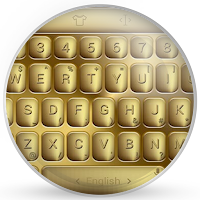 Keyboard Theme Solid Gold