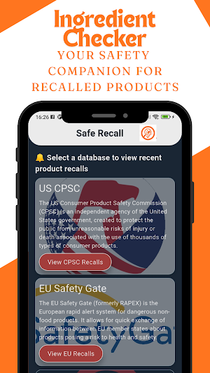 Ingredient checker - scan code Screenshot 1