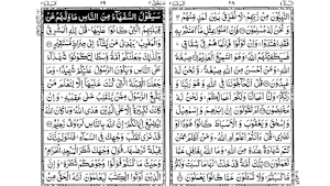 Holy Quran Dual Page Screenshot 1