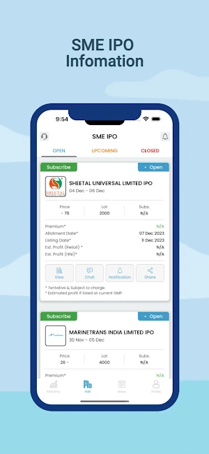 IPO Guruz Screenshot 2