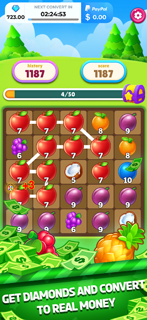 Fruit DigitTap - Win Real Cash Screenshot 0
