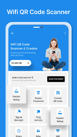 Wifi QR Code Connect & Scanner Screenshot 3