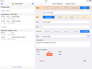pocketTIME Screenshot 3