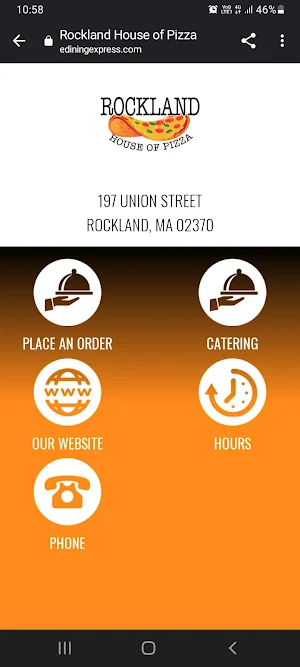 Rockland House of Pizza Screenshot 0