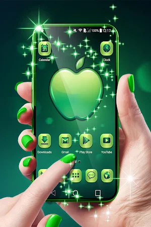 Green Apple Launcher Theme screenshot 1