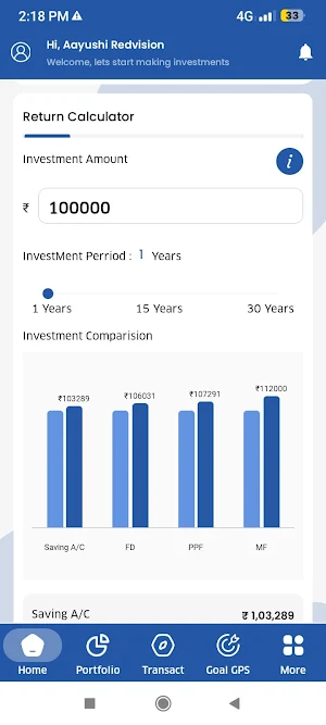 Shashi Investments Screenshot 2