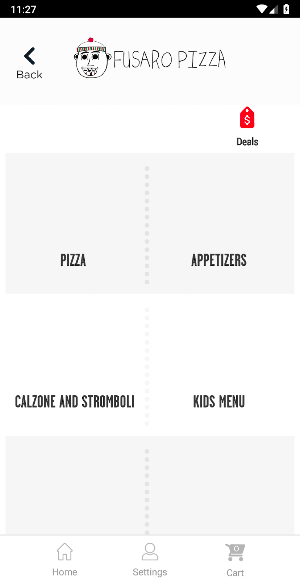 Fusaro Pizza Screenshot 2