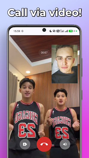 Harvey Twins Fake Call & Chat Screenshot 1