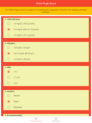 Child Pugh Score Calculator - Liver Disease Screenshot 3