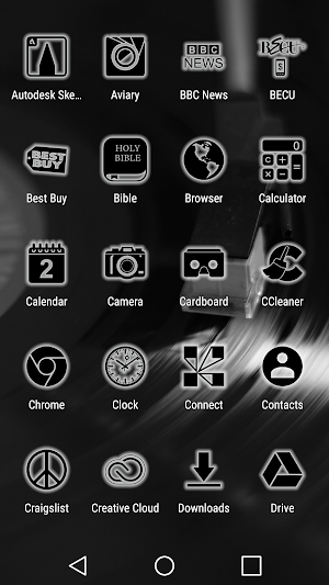 Glowist Whitish - Icon Pack Screenshot 3